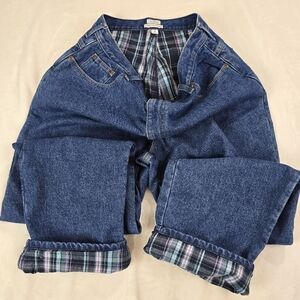 L.L. Bean Blue Straight Leg Jeans